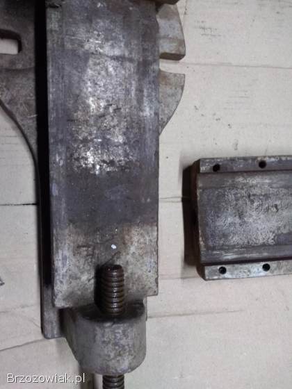 Imadło maszynowe duże prl PRL 18kg wagi 120mm szczęki imadło stołowe