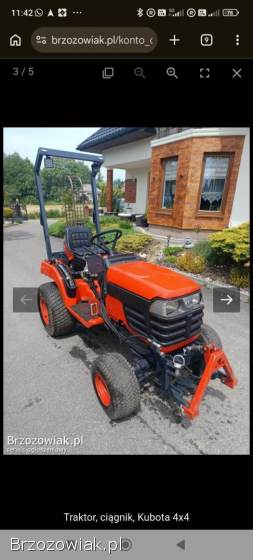 Traktor.  Ciągniki.  kubota