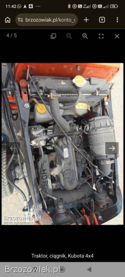 Traktor.  Ciągniki.  kubota