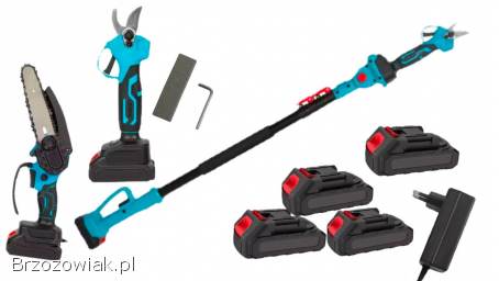 Sekator Piła Wysięgnik 2.  8m x 4 aku