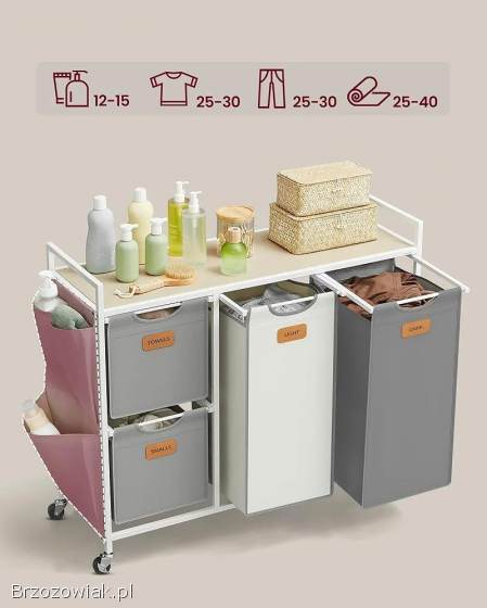 Kosz na pranie VASAGLE