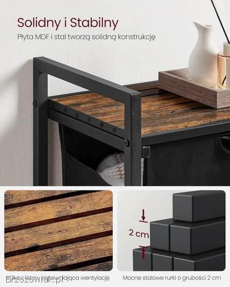 Kosz na pranie VASAGLE