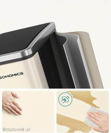 SONGMICS kosz na śmieci kuchenne