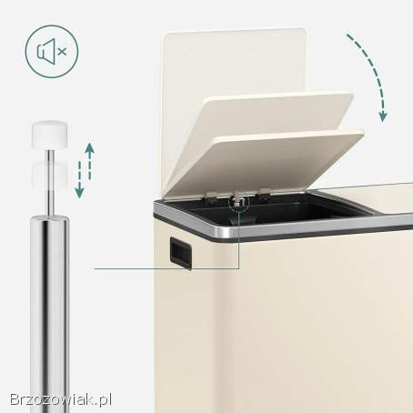 SONGMICS kosz na śmieci kuchenne