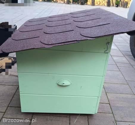 Buda budka dla kota psa ocieplana z przedsionkiem