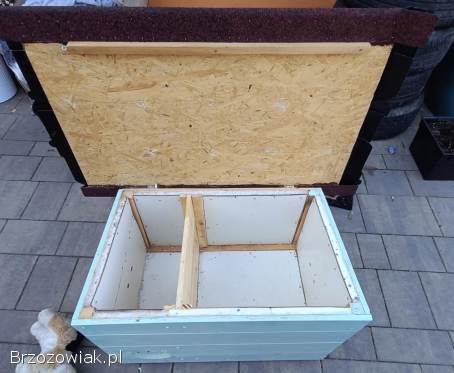 Buda budka dla kota psa ocieplana z przedsionkiem