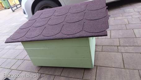 Buda budka dla kota psa ocieplana z przedsionkiem