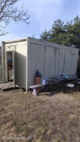 KONTENER KOMPLETNY nie ogródek działkowy działka blaszak