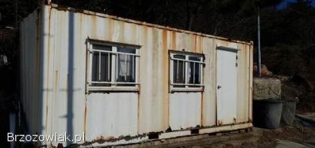 KONTENER KOMPLETNY nie ogródek działkowy działka blaszak