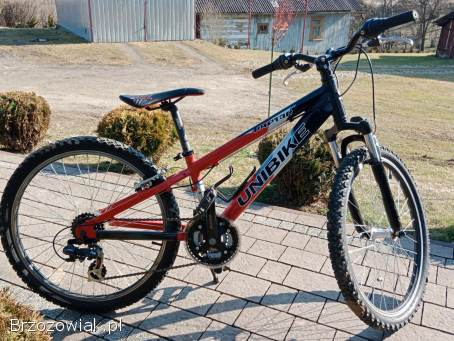 Sprzedam Rower Górski Unibike Raptor MTB koła 24 cali.