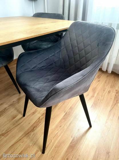 Stół drewniany Habufa 160x100 4 krzesla gratis