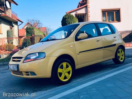 Chevrolet Aveo 1.  2 / ŻÓŁTY /  2005