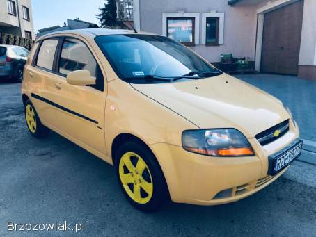 Chevrolet Aveo 1.  2 / ŻÓŁTY /  2005