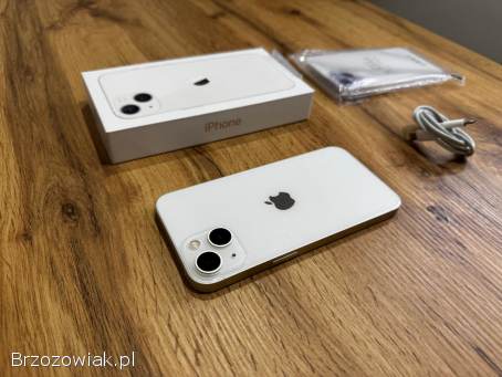 Okazja!  Iphone 13 Biały!  Gwarancja!  Kondycja Bat 100!  Super Stan!