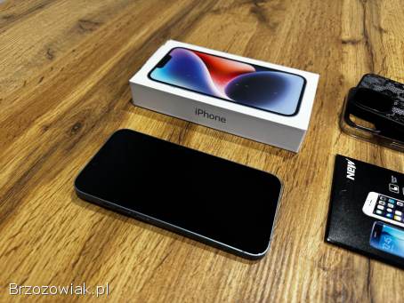 Okazja!  Iphone 14 -  Niebieski!  Gwarancja!  Bateria 100 Super Stan!