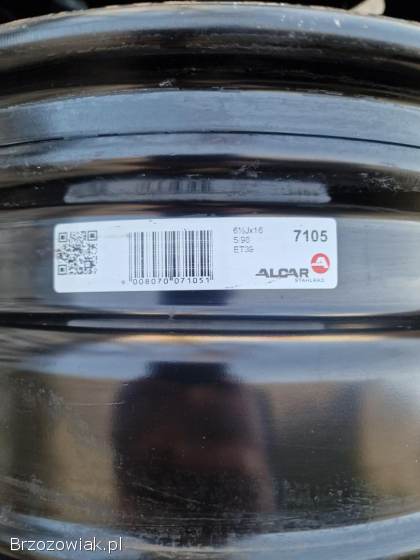 Felgi stalowe 16,  6,  5 J,  5x98,  ET39 Fiat