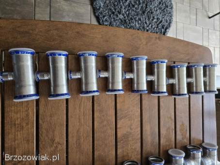 Złączki rur instalacyjnych INOX