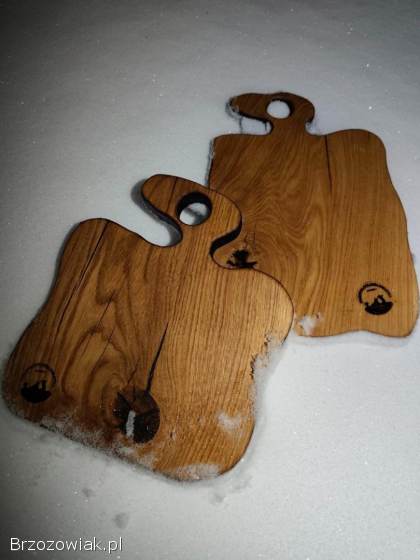 Deska dębowa do krojenia lub serwowania