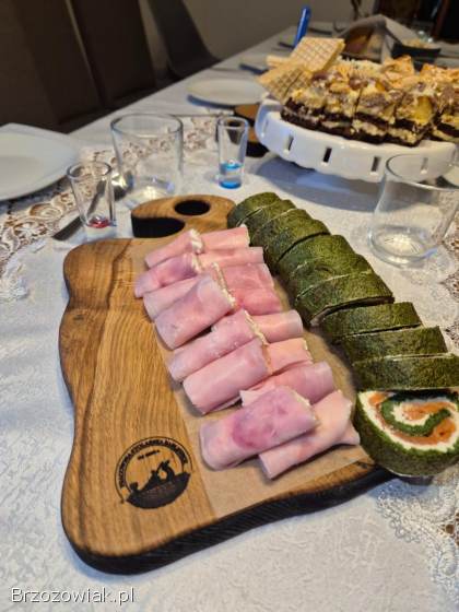 Deska dębowa do krojenia lub serwowania