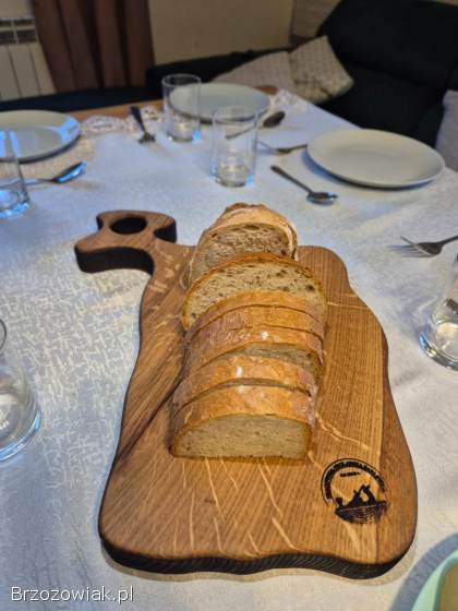 Deska dębowa do krojenia lub serwowania