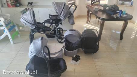 Wózek bliźniaczy bebetto,  gondole,  nosidła