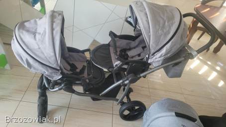 Wózek bliźniaczy bebetto,  gondole,  nosidła