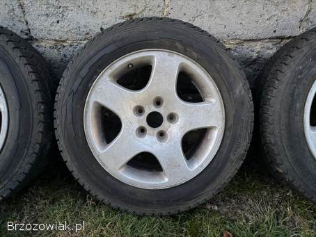 Koła 5x112 R16 Audi 7J ET45 57,  1mm + 195/65 R16C Uniroyal JAK NOWE