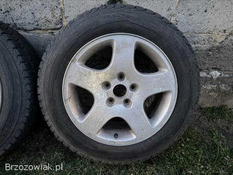 Koła 5x112 R16 Audi 7J ET45 57,  1mm + 195/65 R16C Uniroyal JAK NOWE