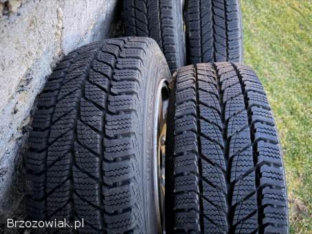 Koła 5x112 R16 Audi 7J ET45 57,  1mm + 195/65 R16C Uniroyal JAK NOWE