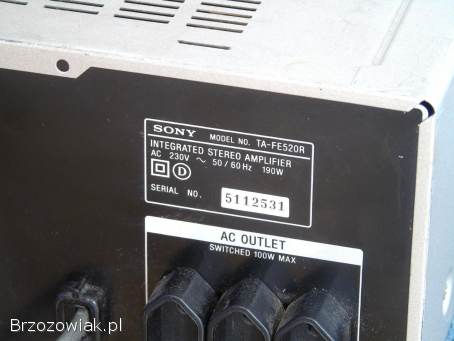 Wzmacniacz Sony TA-FE320R sprawny i mocny.  DOSTAWA