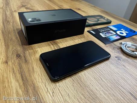 Okazja!  Iphone 11 Pro Max Zielony!  Kondycja Bat 100 Super Stan!