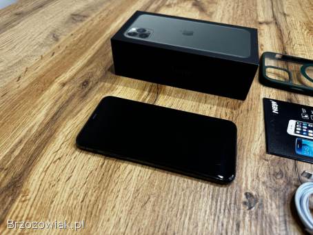 Okazja!  Iphone 11 Pro Max Zielony!  Kondycja Bat 100 Super Stan!
