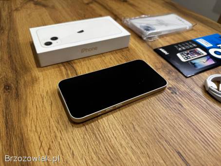 Okazja!  Iphone 13 Biały!  Gwarancja!  Kondycja Bat 100!  Super Stan!