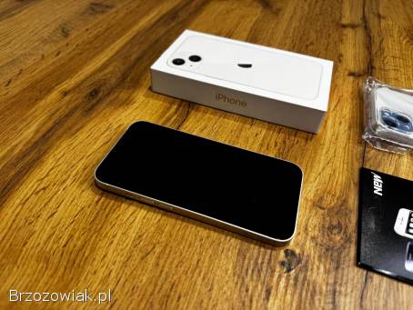 Okazja!  Iphone 13 Biały!  Gwarancja!  Kondycja Bat 100!  Super Stan!