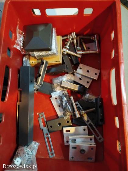 Brama wjazdowa dwuskrzydłowa z furtką