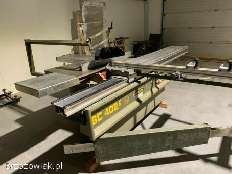 Piła formatowa STETON,  podcinak,  elektycznie podnoszona piła,  oraz elektryczny prze