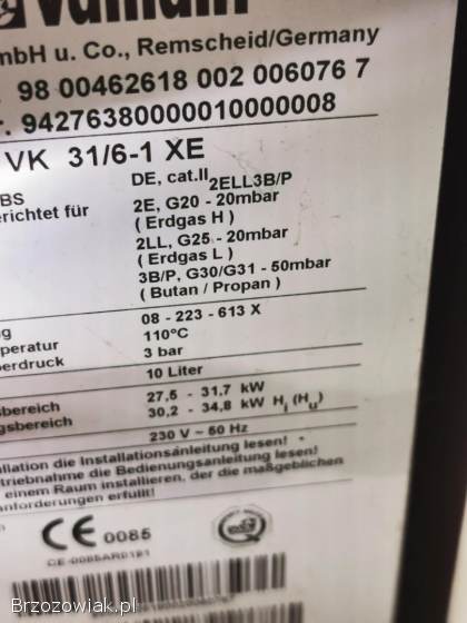 Sprzedam dwa piece gazowe vaillant