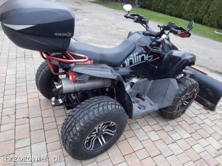 Quad SMC ONLINE 850 70KM 2019R Pługiem z Niemiec REJ PL SANOK