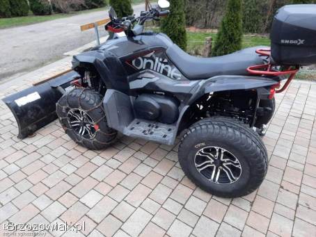 Quad SMC ONLINE 850 70KM 2019R Pługiem z Niemiec REJ PL SANOK