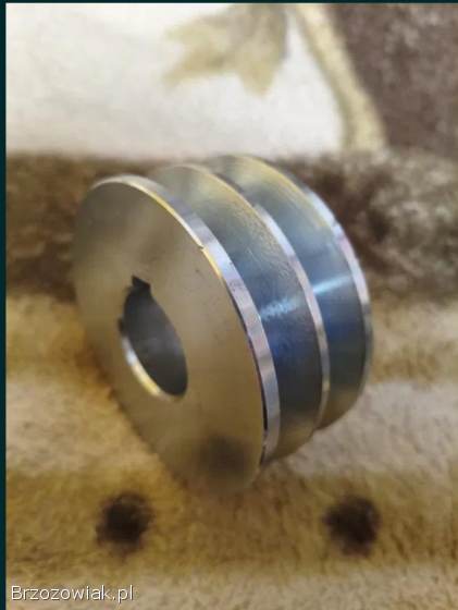 2x Szajba koło pasowe cyrkularki 120mm otwór 24mm na 2 paski 13x mm