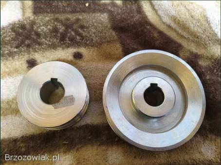 2x Szajba koło pasowe cyrkularki 120mm otwór 24mm na 2 paski 13x mm