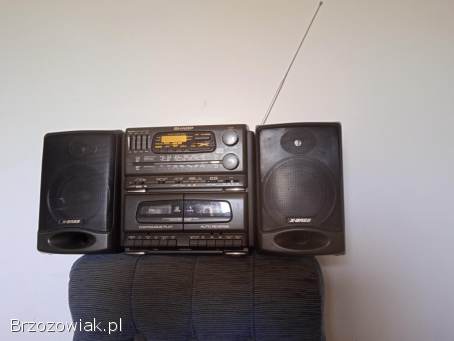 Wieża radio CD magnetofon