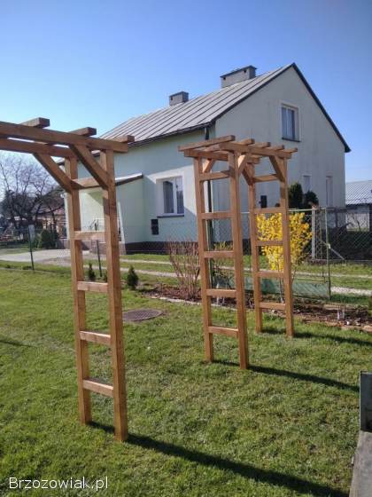 Pergole drewniane trwałe i solidne