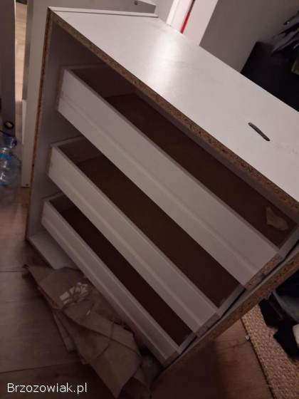 Dwie białe komody IKEA