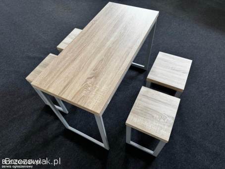 NOWY ZESTAW MEBLI / OGRÓD,  DOM -  STÓŁ + 4 STOŁKI