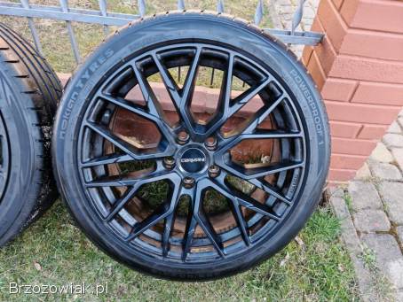 Felgi Carmani 5x112 z oponami Nokian 225/40R18 nowe