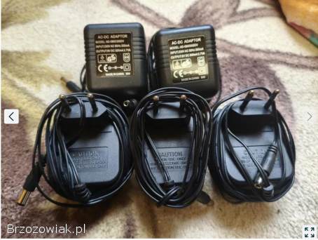 Zasilacz 9v DC 300mA 2.  7VA 5 sztuk