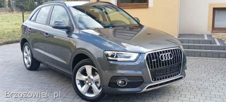 AUDI Q3 OFFROAD 2,  0TDI QUATTRO,  panorama,  czujniki,  navi,