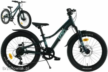 Rower dziecięcy Kands 20” / Aluminium / Shimano 6b / 2x Tarcza / Wysyłka