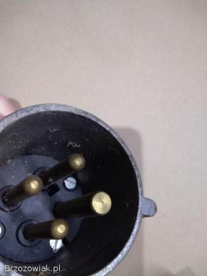 Wtyczka siłowa 380 V 400 V prl aluminiowa 32A 4 pinowa nowa